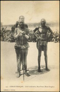 CONGO FRANÇAIS. Chef Lindjombo, Race Pomo (Basse Sangha)