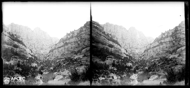 Congost de l'aigua de Valls des de Can Segarra