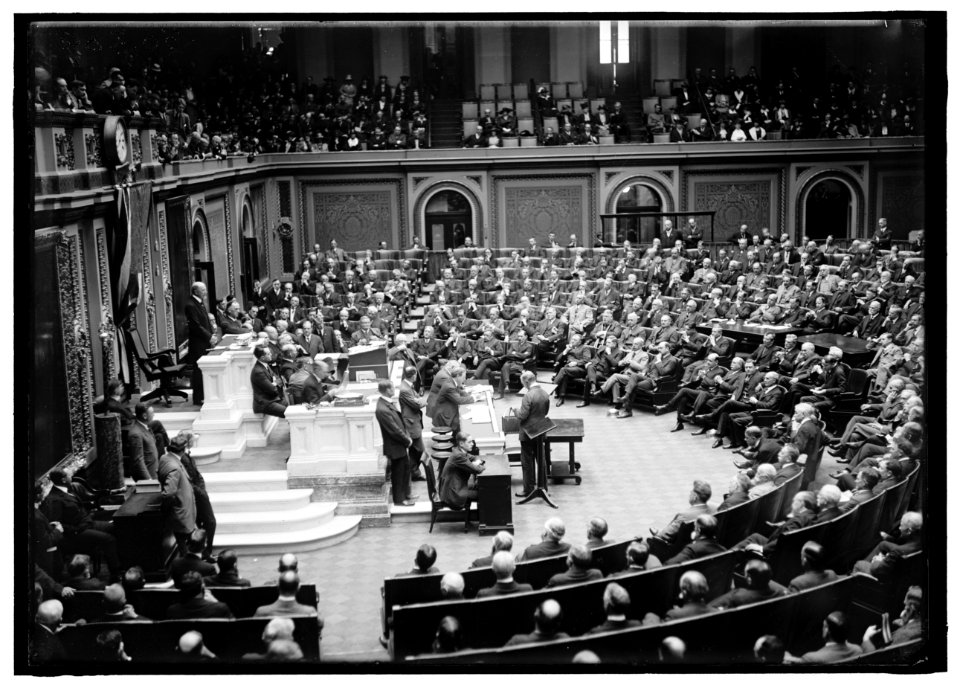CONGRESS, U.S. OPENING OF CONGRESS, MAY, 1919 LCCN2016869951