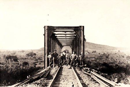 Congo Railways - Lubadi - the railway bridge