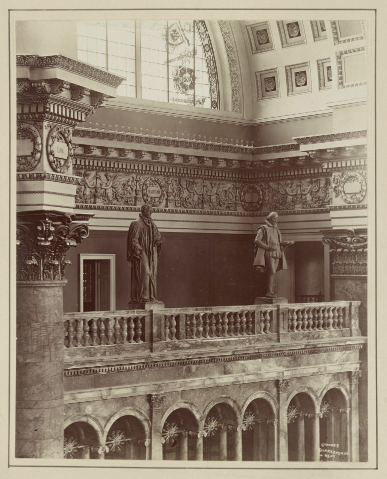 Congressional Library). Statues of Shakespeare & Kent LCCN2013646337