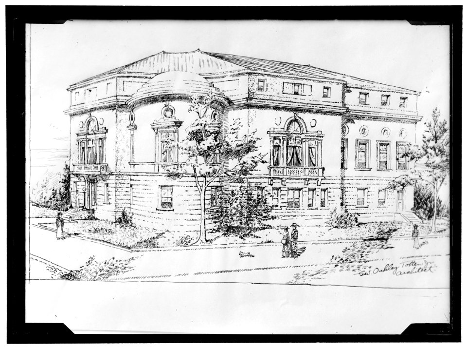 CONGRESSIONAL CLUB, WOMEN'S. 16TH AND U STREET, WASHINGTON, D.C. ARCHITECT'S DRAWING LCCN2016865299