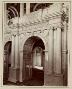 Congressional Library. Commemorative arch in Great Hall LCCN2013646333