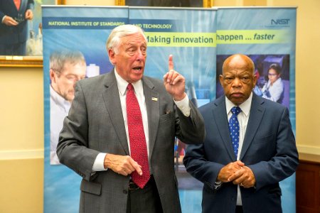 Congressman Hoyer and Congressman Lewis (9614838853)