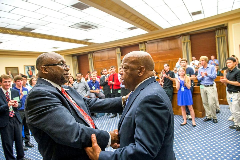 Congressman Lewis and Deputy Director May (9777562156)