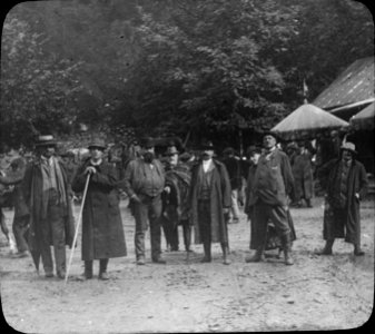 Congrès de Luchon, CAF, Mrs. Ancely, Labit, Salomé, Luchon, 10 septembre 1893, TRU C 10 - Fonds Trutat