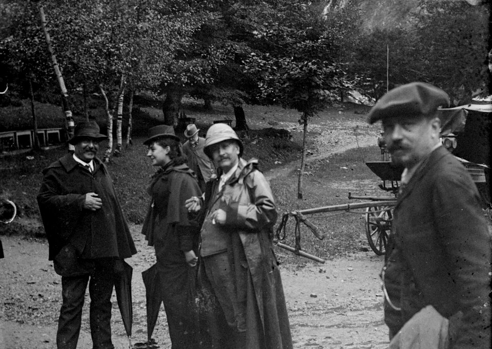 Congrès de Luchon, CAF, portrait de groupe, 10 septembre 1893, TRU C17 - Fonds Trutat