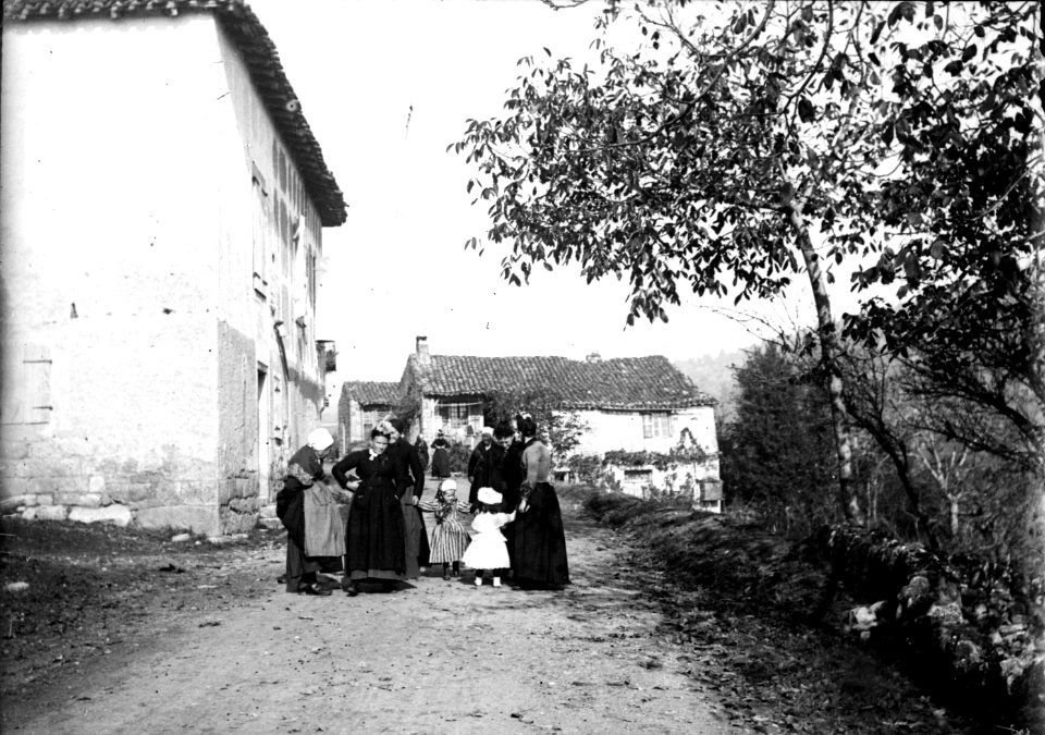Congrès de Luchon, CAF, femmes et petites filles, 10 septembre 1893, TRU C 21 - Fonds Trutat