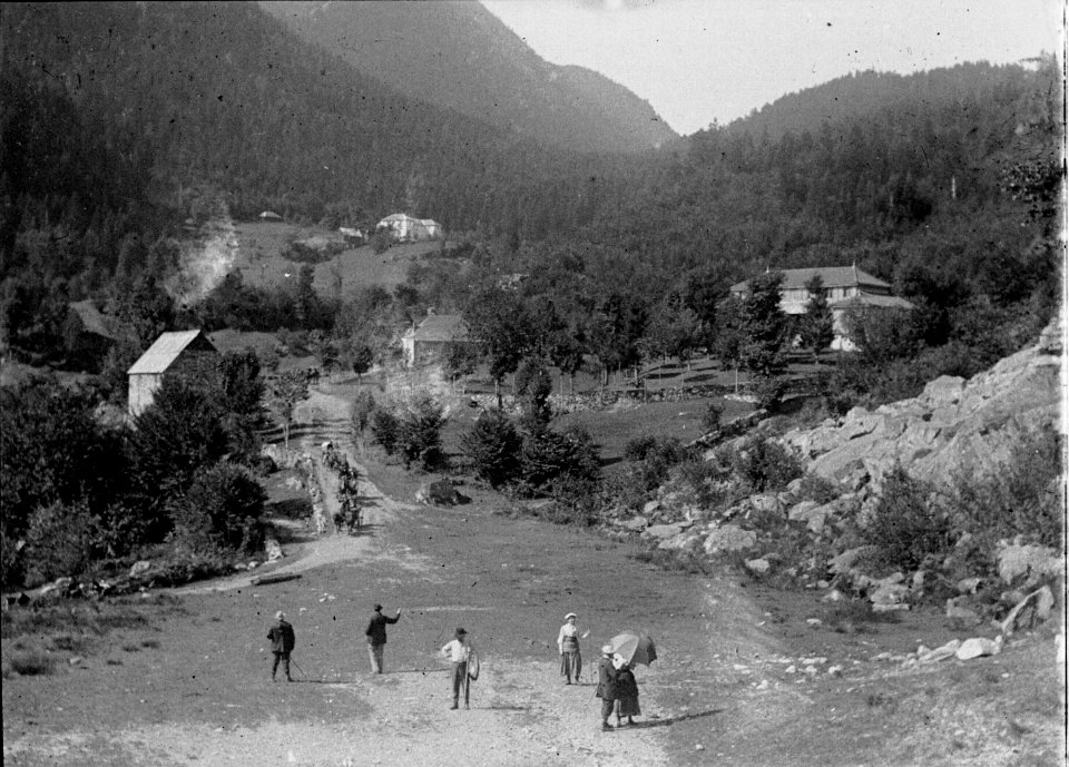 Congrès de Luchon, CAF, en randonnée, 10 septembre 1893, TRU C14 - Fonds Trutat