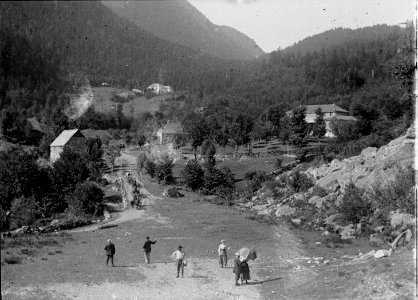 Congrès de Luchon, CAF, en randonnée, 10 septembre 1893, TRU C14 - Fonds Trutat