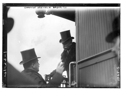 Connaught arriving in Washington LCCN2014686583