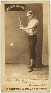 Connie Mack, Washington Statesmen, baseball card portrait LCCN2007686426