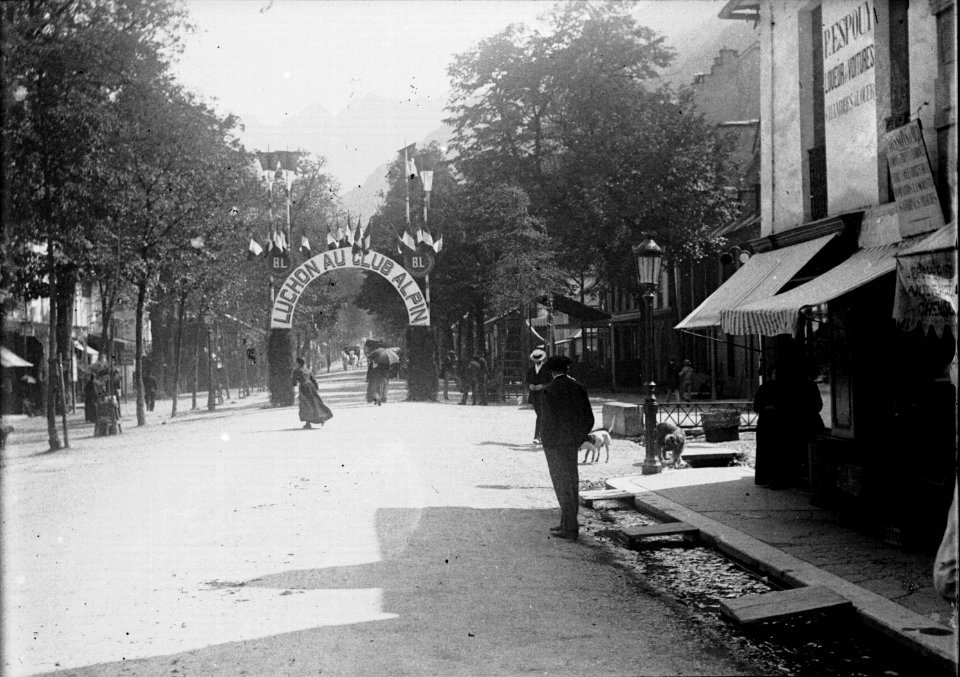 Congrès de Luchon, CAF,  Luchon au Clup alpin, 10 septempre 1893, TRU C16 - Fonds Trutat