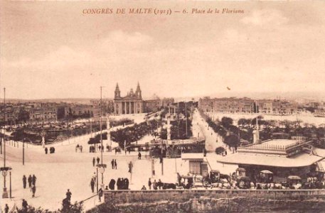 Congrès de Malte (1913) - 6. Place de la Floriana