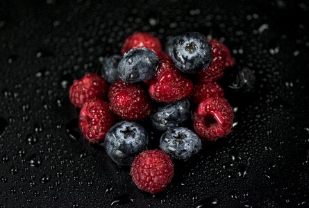 Raspberry berry mulberry photo