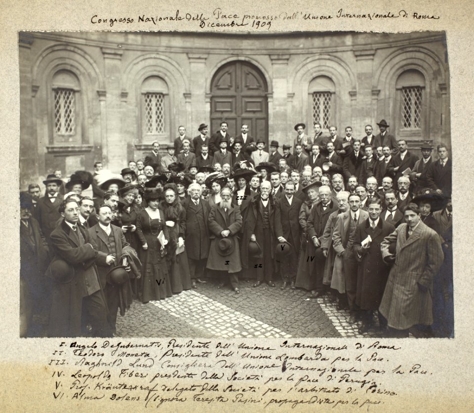 Congès international de la Paix à Rome