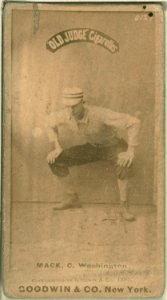 Connie Mack, Washington Statesmen, baseball card portrait LCCN2007686956