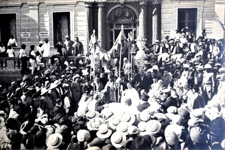 Consecration of the bishop of Gozo, Mgr Michael Gonzi, in 1924 photo