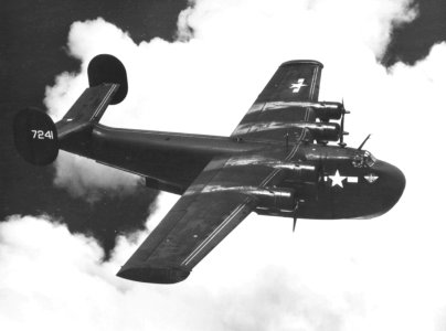 Consolidated PB2Y-5R Coronado in flight c1944