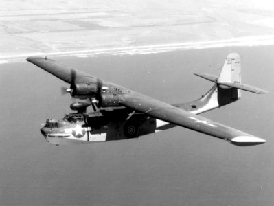 Consolidated PBY-6A Catalina USN in flight c1945