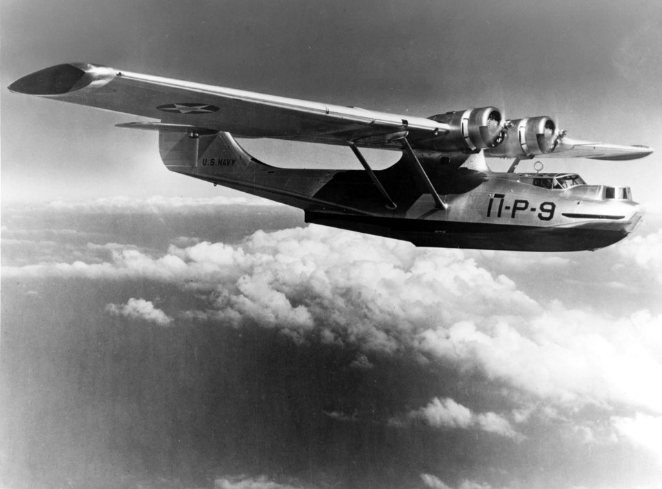 Consolidated PBY-1 Catalina of VP-11 in flight c1938