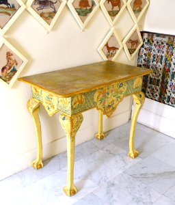 Console table, Levante or Catalonia, c. 1870 AD, wood - Museo Nacional de Artes Decorativas - Madrid, Spain - DSC08466 photo