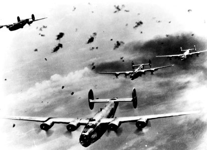 Consolidated B-24 over Europe