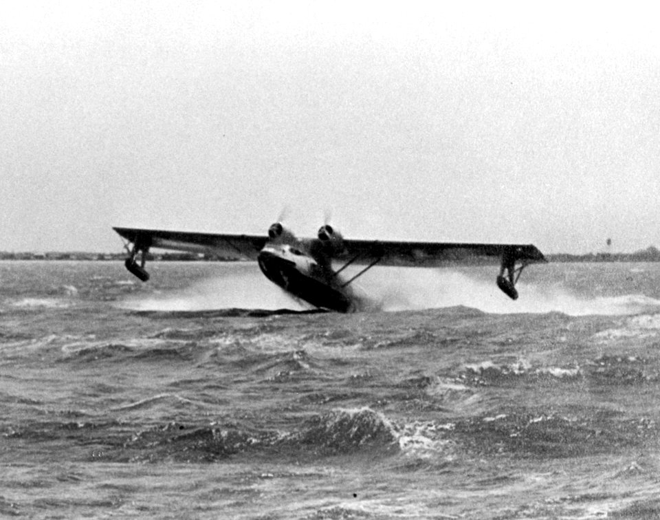 Consolidated XPBY-1 during rough water testing 1935