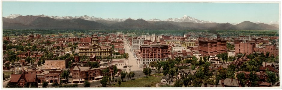 Denver Colorado 1898 - LOC - restoration1 photo