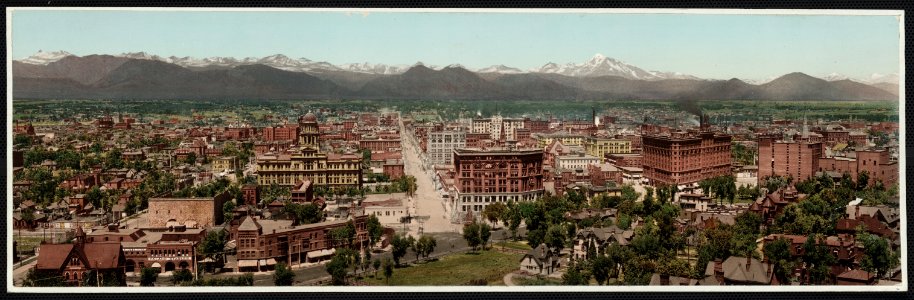 Denver Colorado 1898 - LOC - original