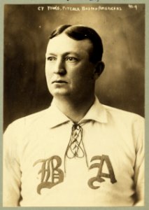 Denton True) Cy Young, pitcher, Boston Americans LCCN2008677270 photo