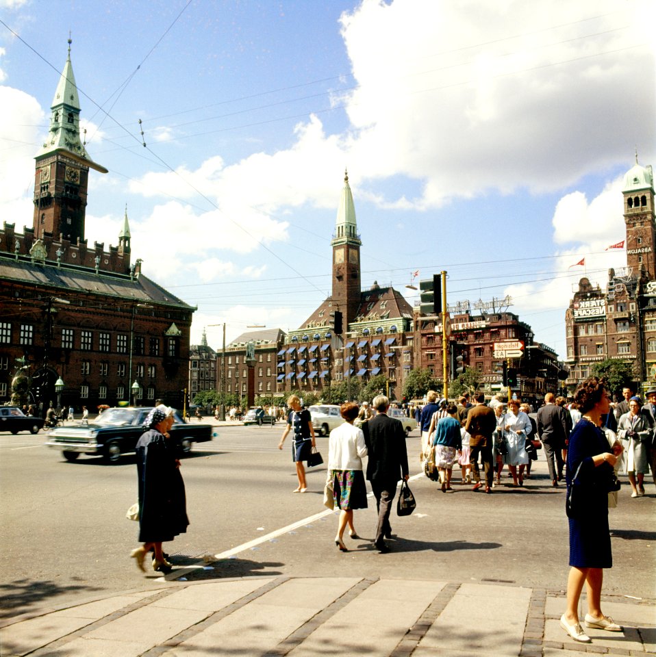 Denmark. Copenhagen, Town Hall Square