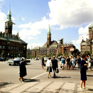 Denmark. Copenhagen, Town Hall Square