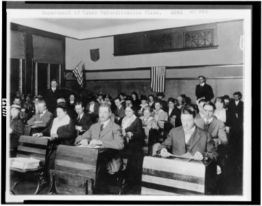 Department of Labor naturalization class LCCN94507482