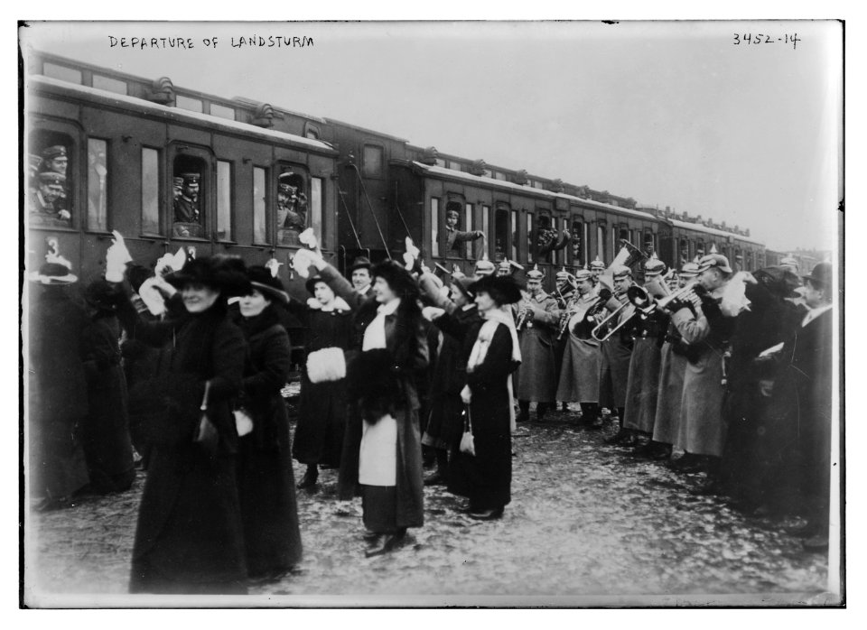 Departure of Landsturm LCCN2014698879