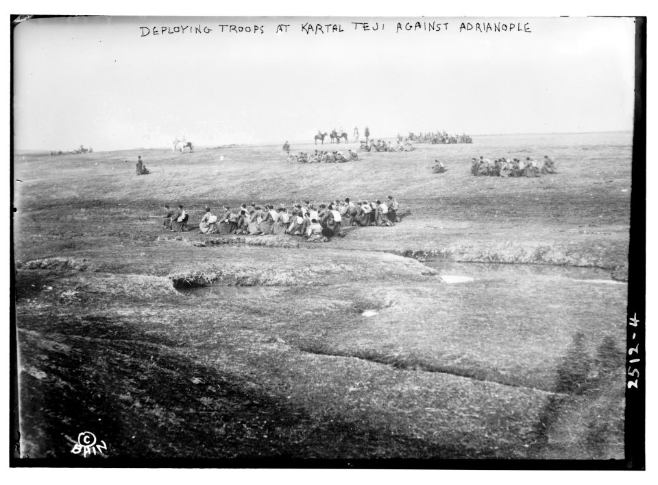 Deploying troops at Kartal Teji against Adrianople LCCN2014691550