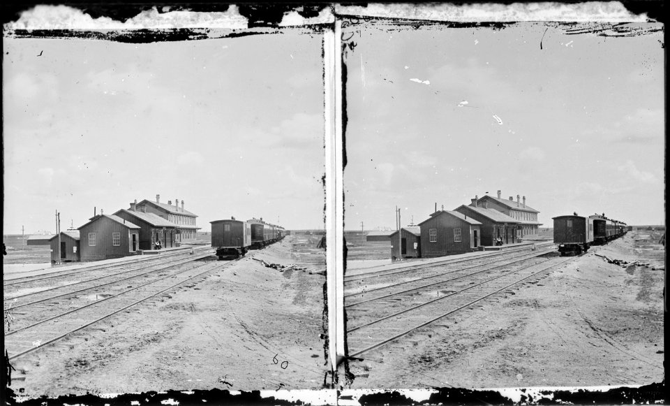 Depot at Cheyenne. Laramie County, Wyoming - NARA - 517289
