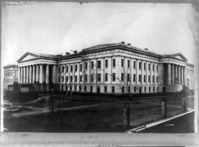Dept. of Interior, Doric, S. Portico, E. Portico LCCN2009631400