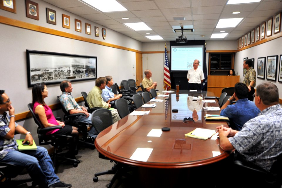 Deputy assistant secretary of the Navy (Environment) visits JBPHH 140915-N-IU636-033