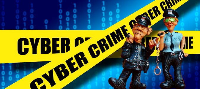 Criminal cyberspace computer photo