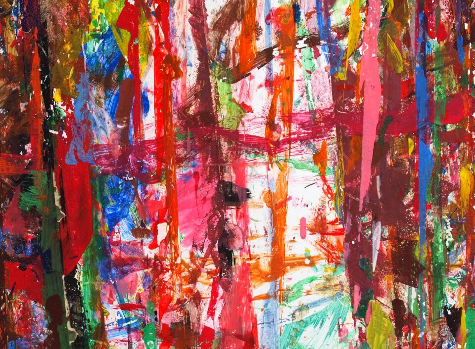Childrens art abstract art