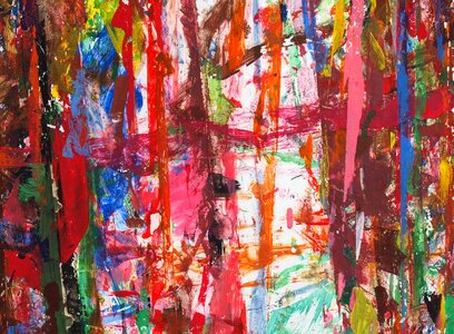 Childrens art abstract art
