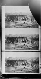 Deserted Confederate fort - NARA - 530528