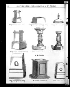 Designs for ironwork pedestals, bases, and covers for vases LCCN2009631193