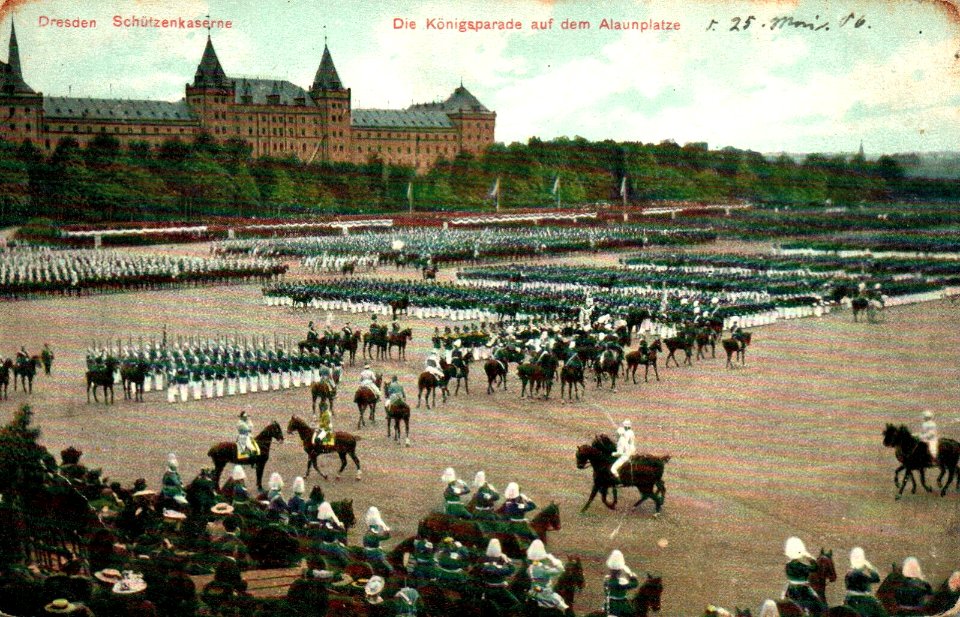 Desfile real 1905 bella época dresde
