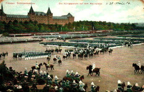 Desfile real 1905 bella época dresde