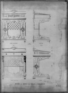Design for desks for Halls of Congress LCCN2002718552