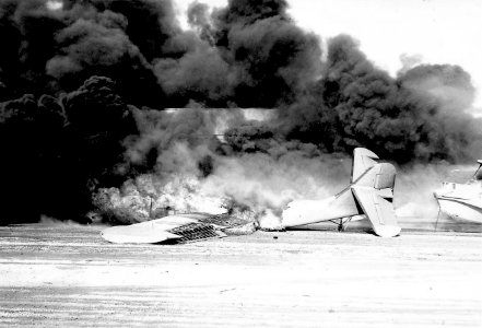 Destroyed PBY at NAS Kaneohe 1941