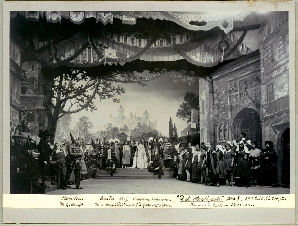 Det otroligaste, Svenska teatern 1901. Föreställningsbild - SMV - H14 012