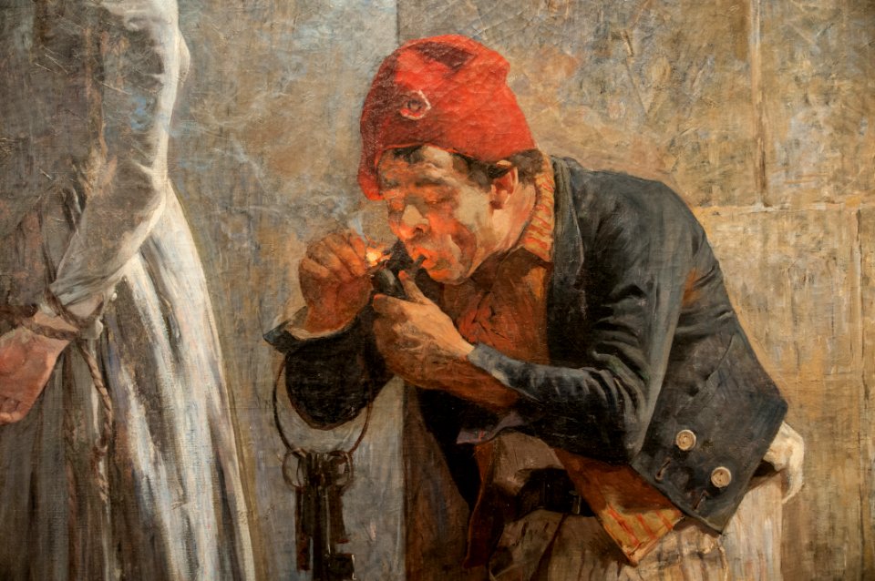 Detail in Carlota Corday